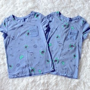 Girls Justice “Besties” tee bundle size 10